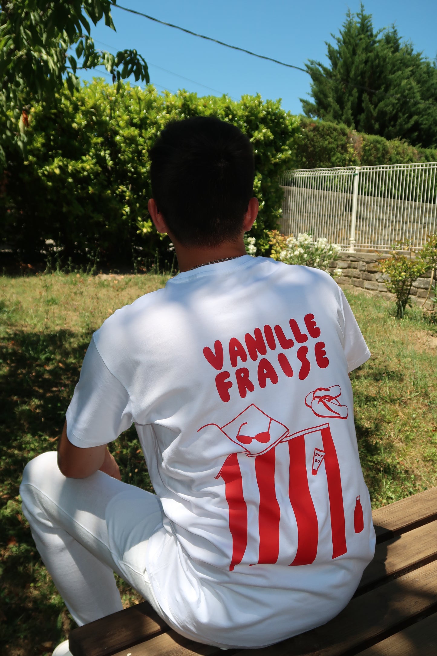 T-shirt Vanille fraise
