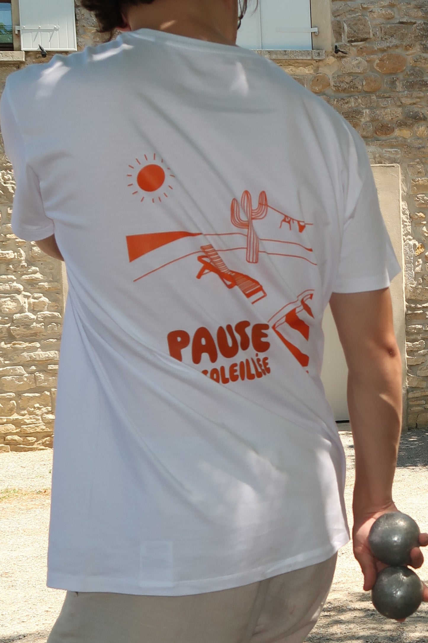 T-shirt Pause ensoleillée